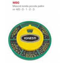 IGNESTI SÖRÉTÓLOM KÉSZLET KEREK DOBOZOS KÖZEPES MÉRETEK -M90-